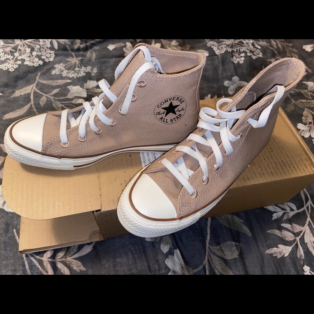Brown High Top Converse